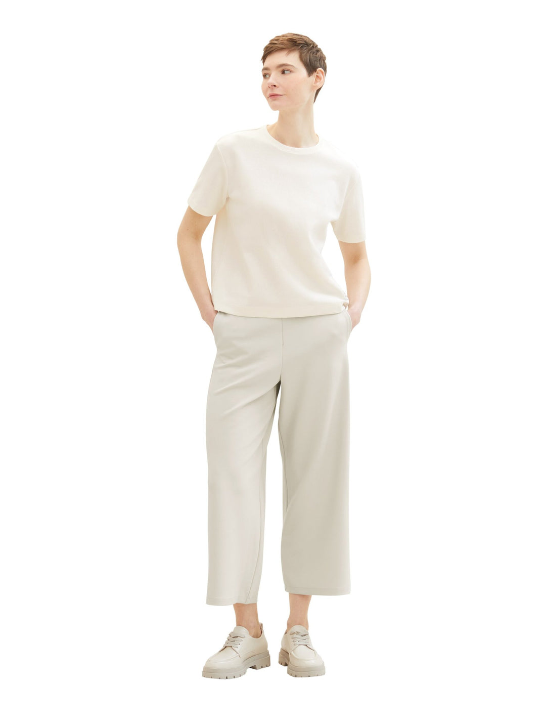 Tom Tailor Trousers - Beige