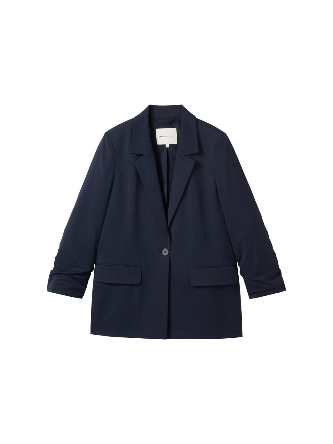 Blazer with gathered sleeves - Blue