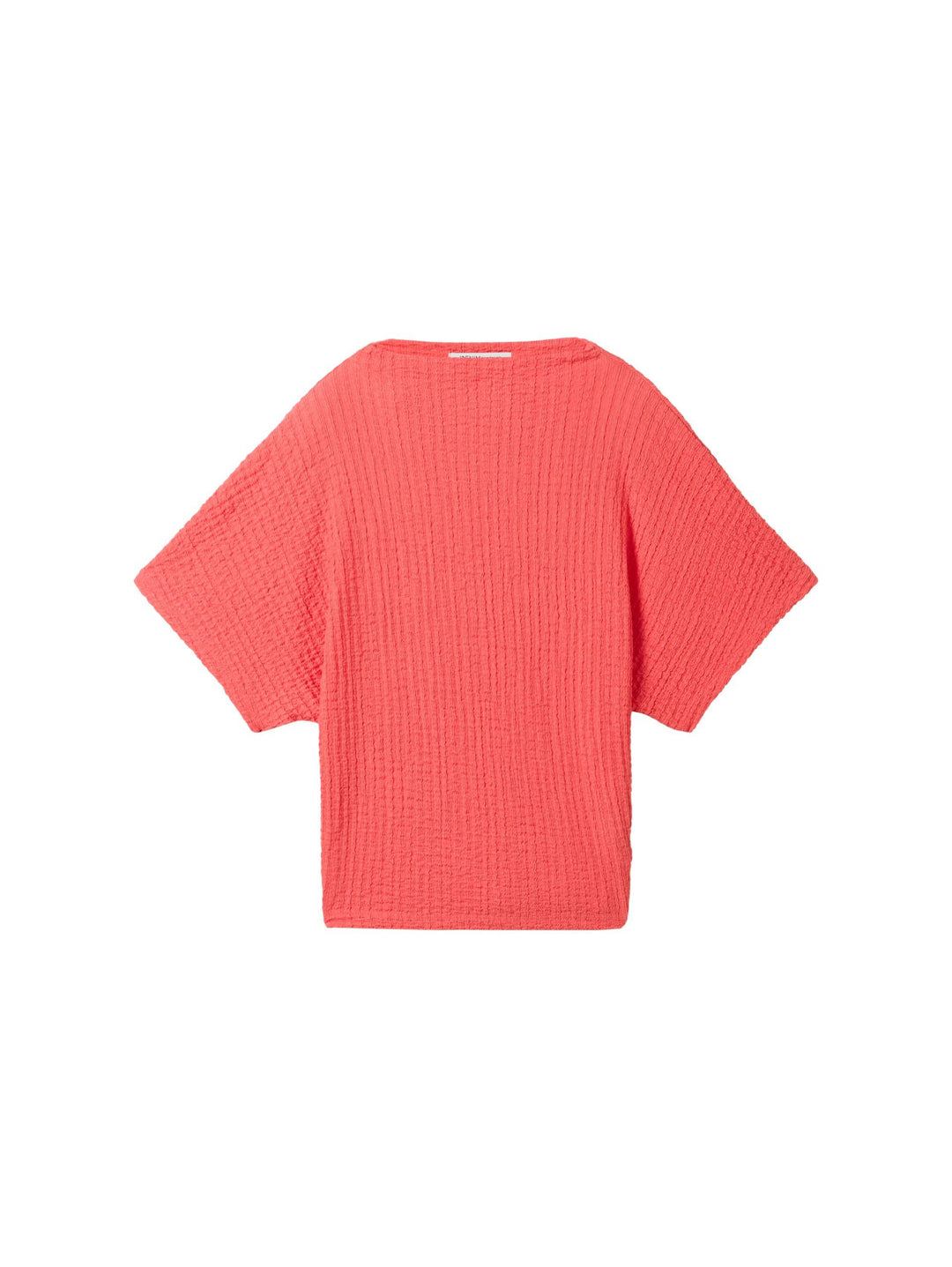 T-shirt in a crinkled look - Red