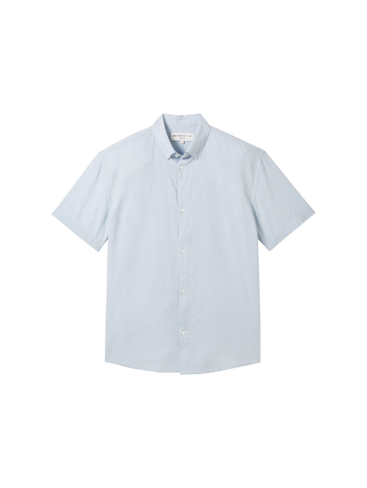 Basic short-sleeved shirt - Blue