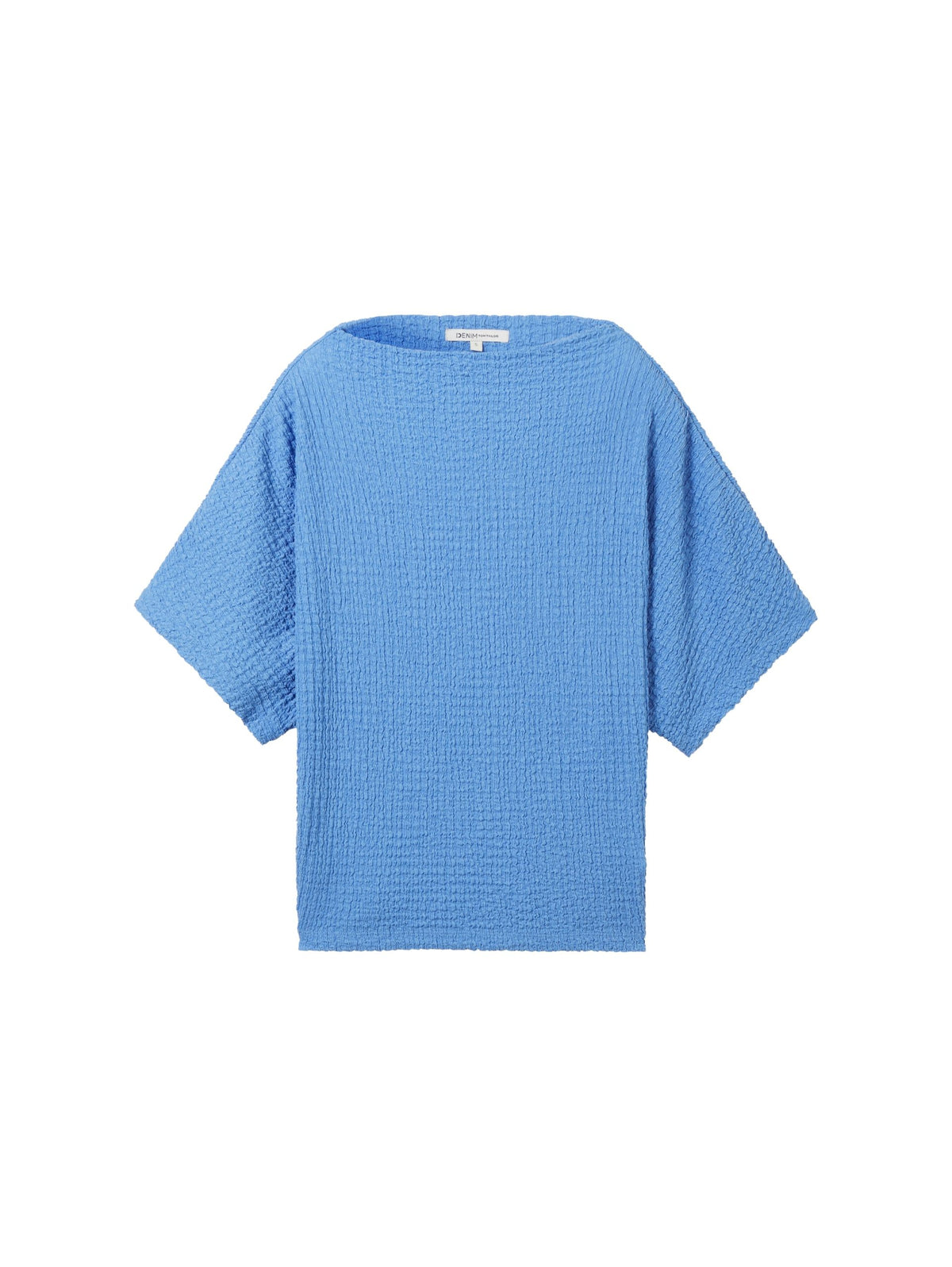 T-shirt in a crinkled look - Blue