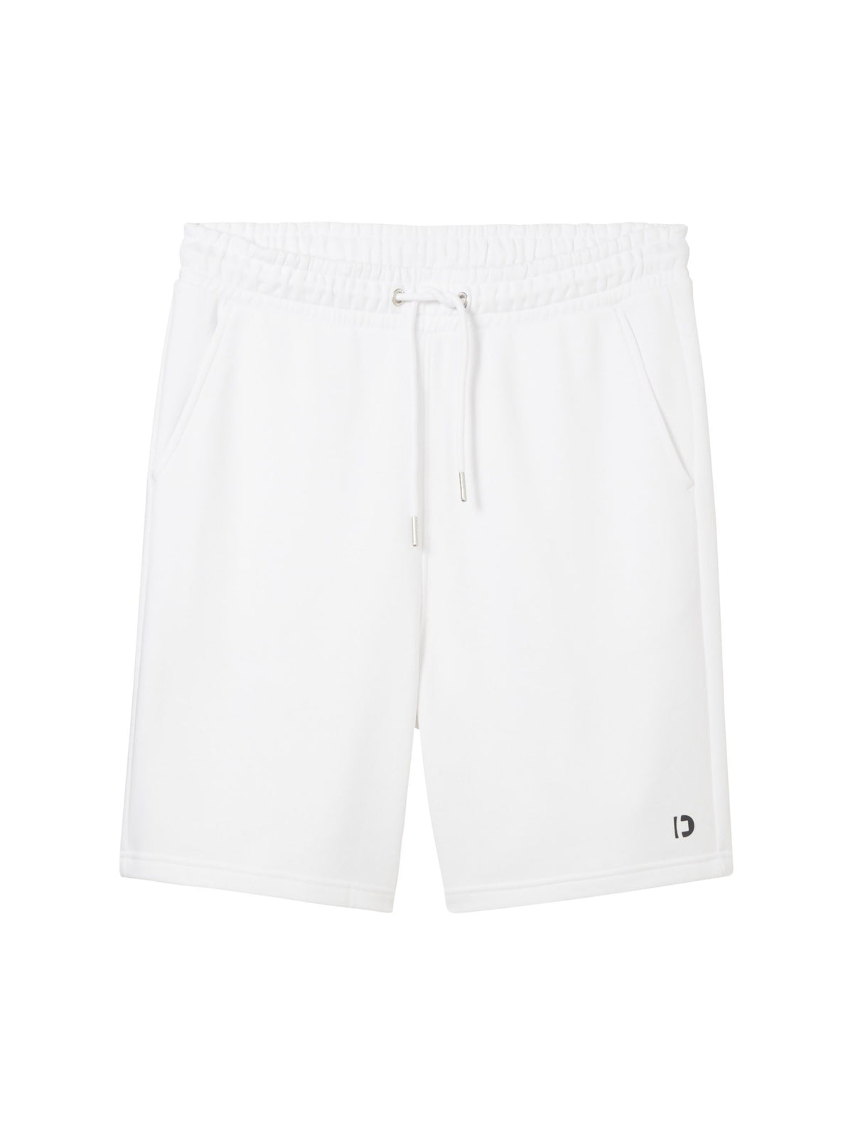 relaxed sweat shorts - White
