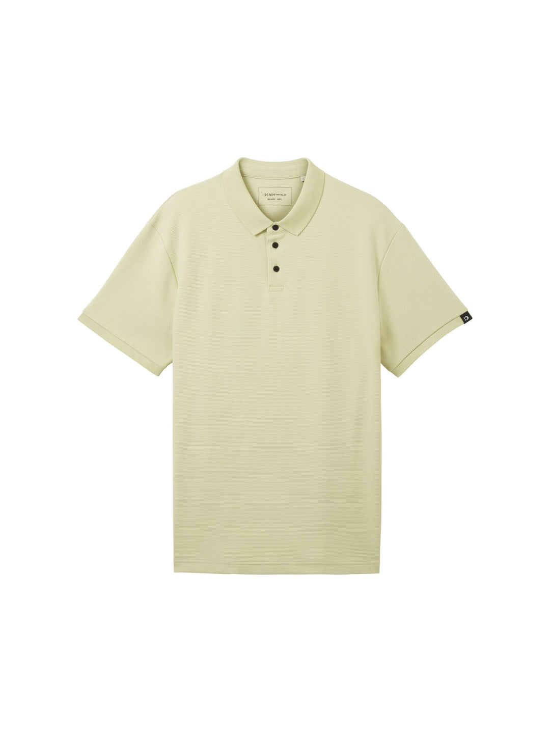 Relaxed polo shirt with organic cotton - Green