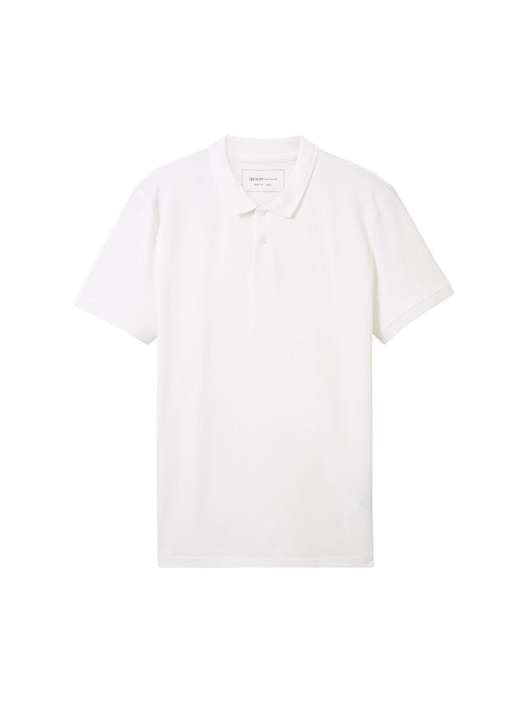 Basic polo shirt with a logo print - Green
