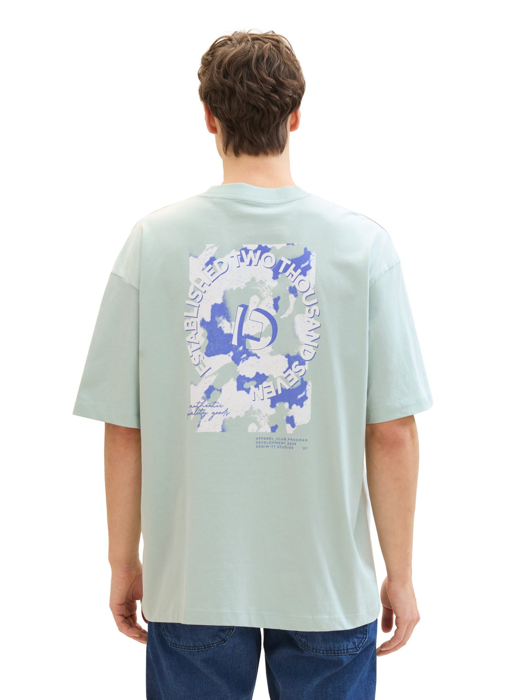Organic cotton t-shirt - Blue
