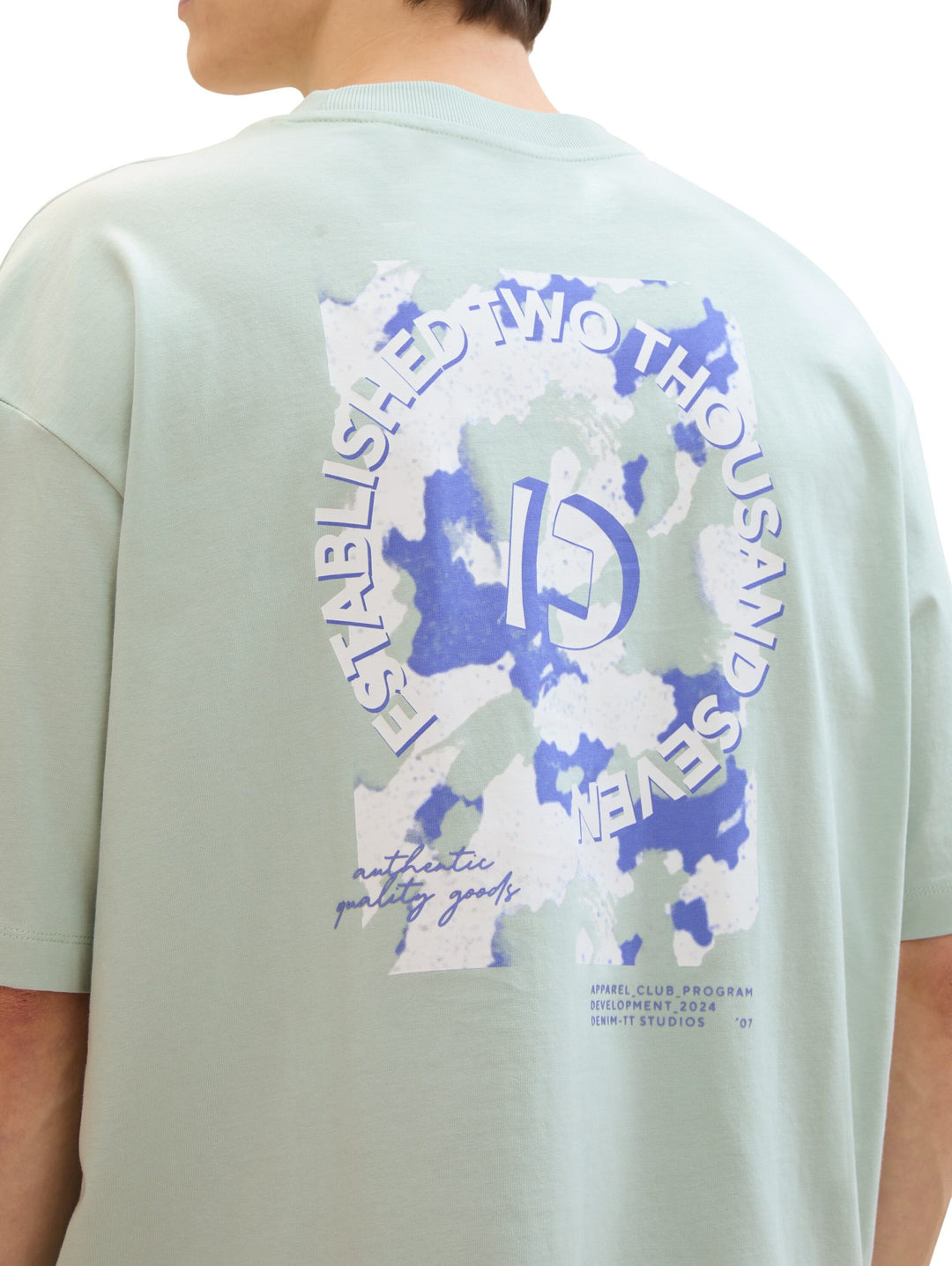 Organic cotton t-shirt - Blue