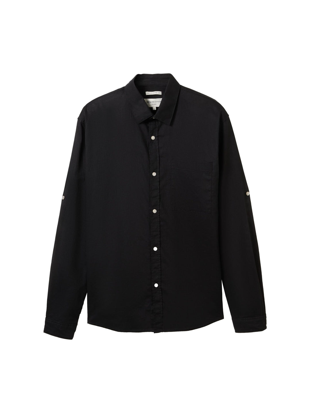 Relaxed long-sleeved T-shirt - Black