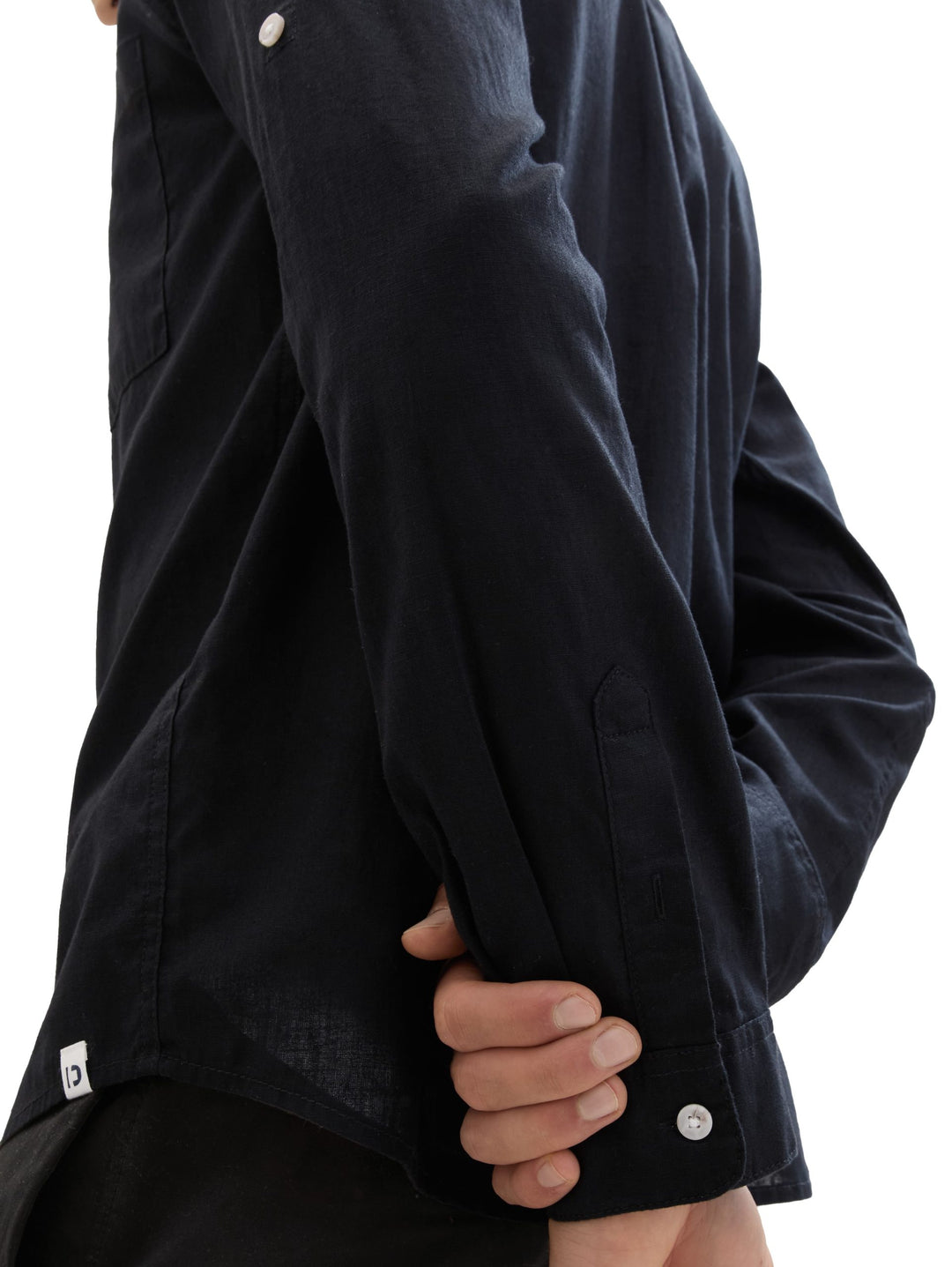 Relaxed long-sleeved T-shirt - Black
