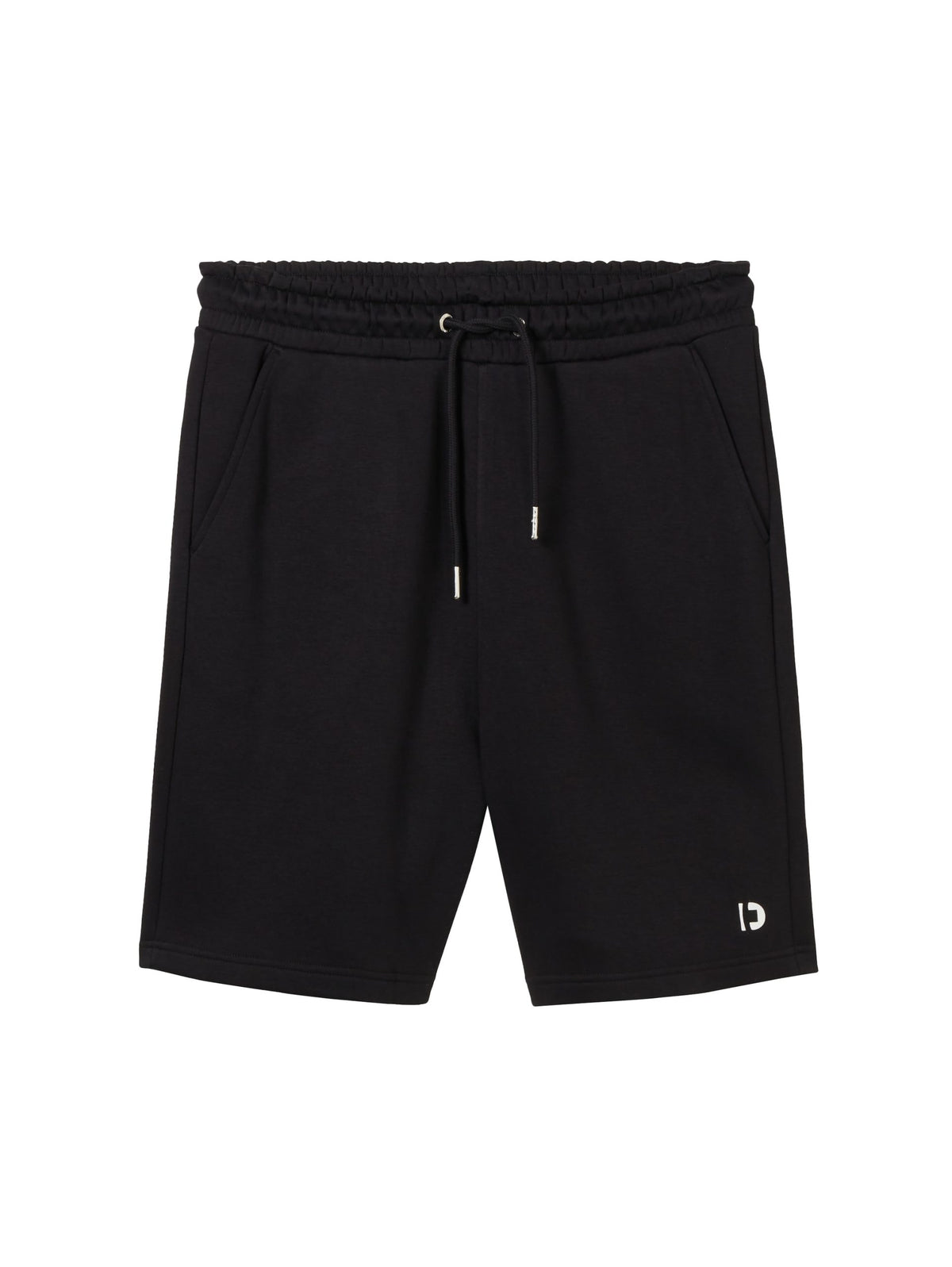 relaxed sweat shorts - Black