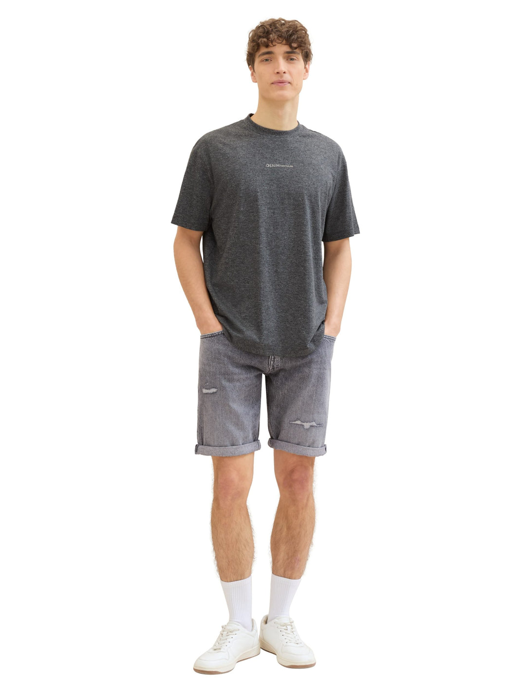 Melange T-shirt - Black