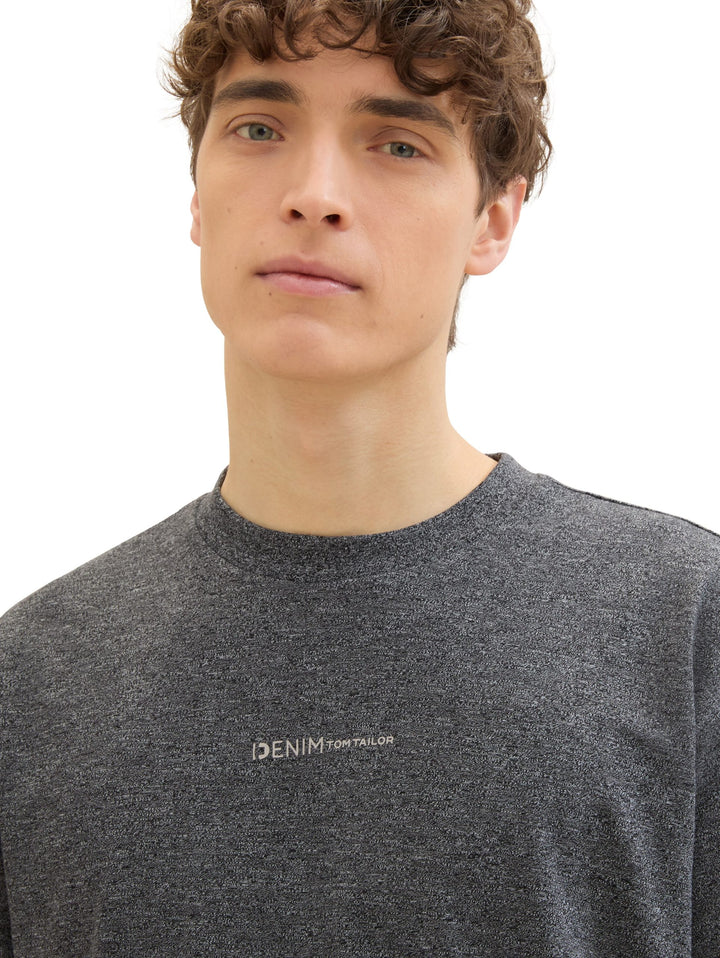 Melange T-shirt - Black