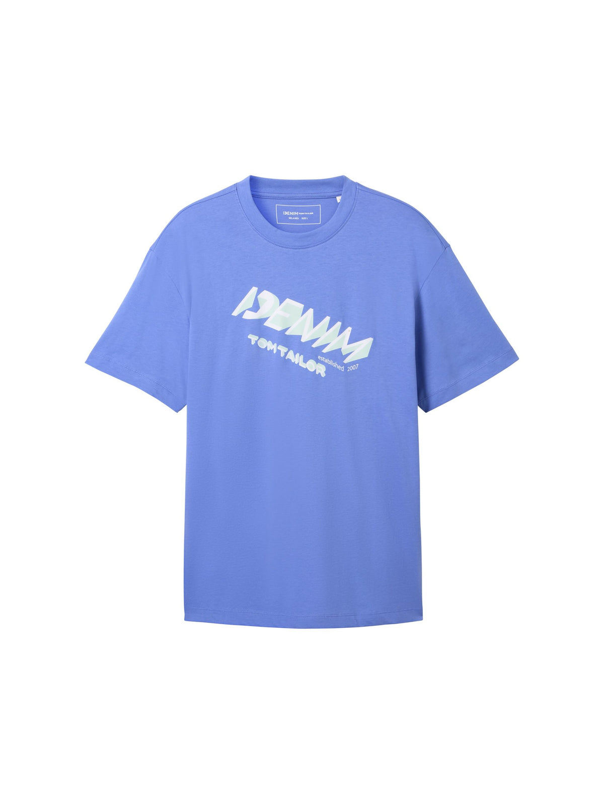 T-shirt with a logo print - Blue
