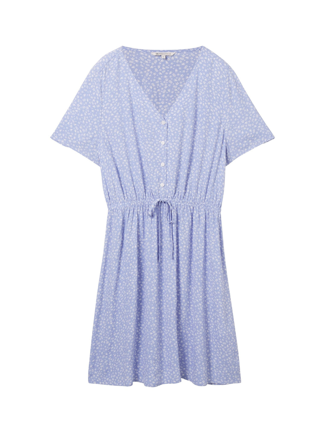 Mini dress with an all-over print - Green