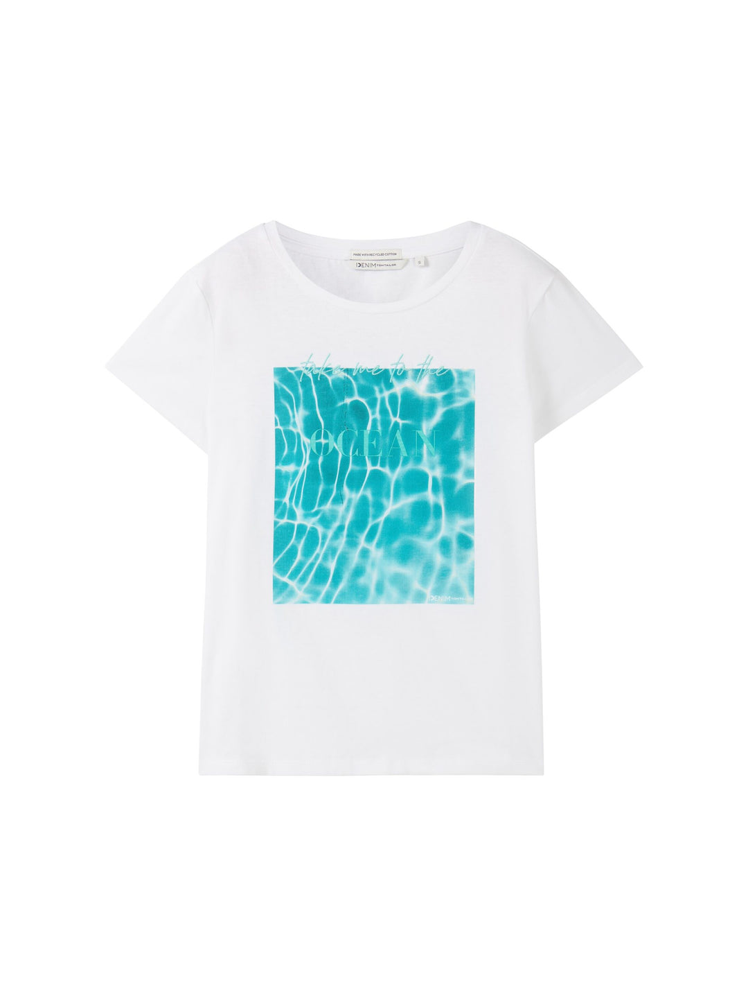 T-shirt with a print and organic cotton - White
