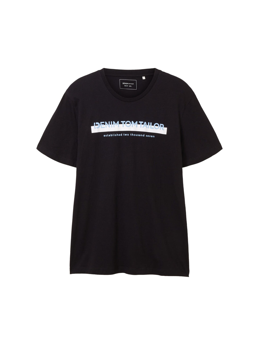 T-shirt with a logo print - Black