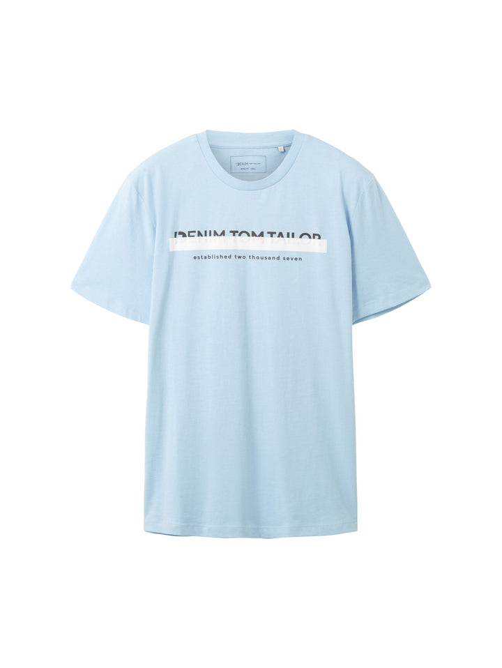 T-shirt with a logo print - Blue