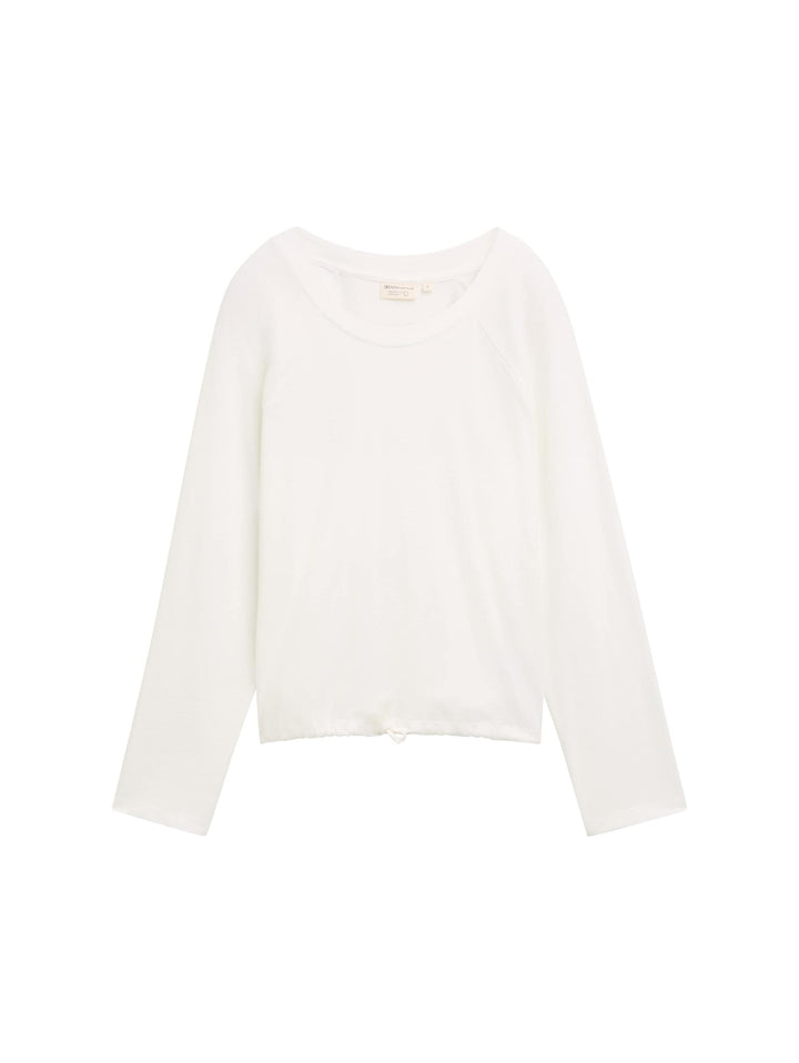 Boucle Longsleeve T-Shirt - White