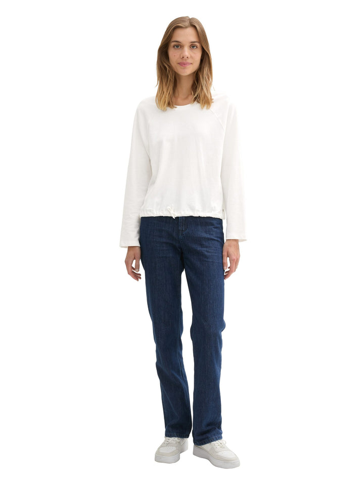 Boucle Longsleeve T-Shirt - White