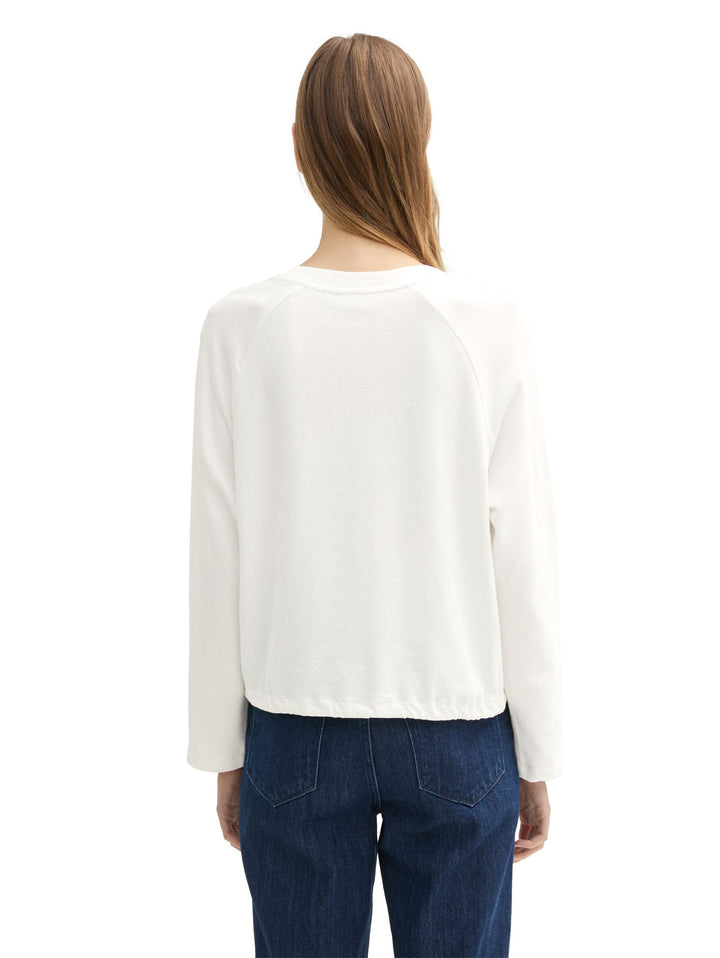 Boucle Longsleeve T-Shirt - White