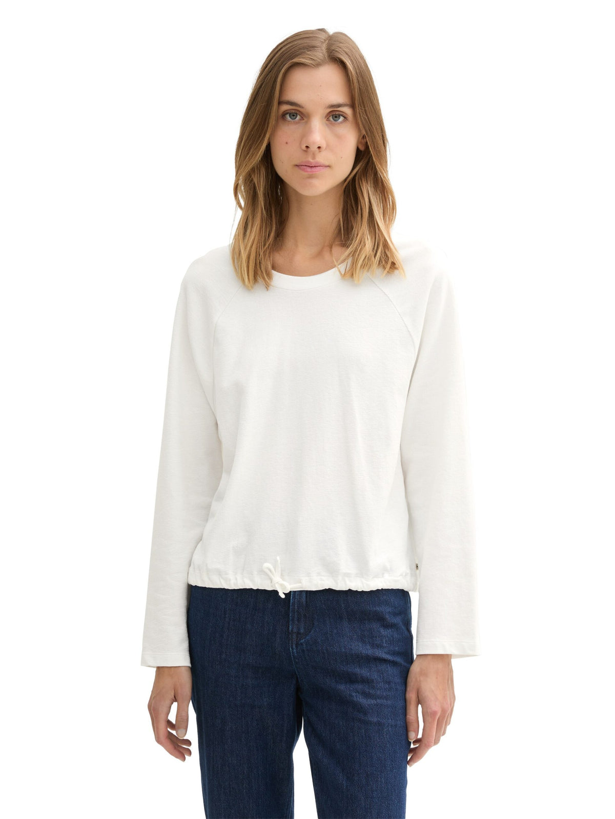 Boucle Longsleeve T-Shirt - White