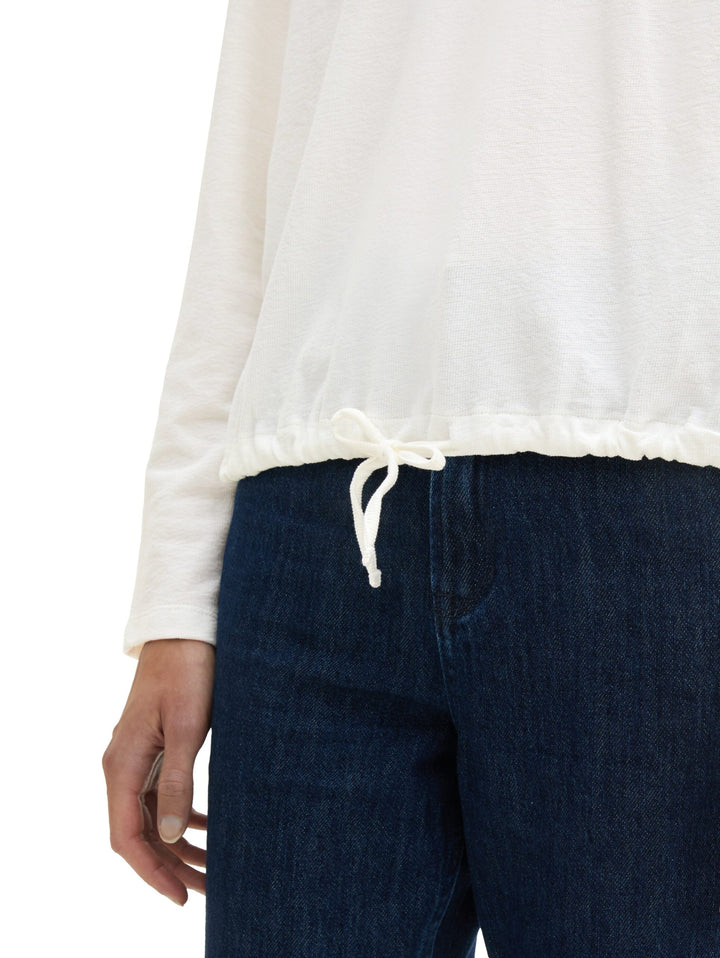 Boucle Longsleeve T-Shirt - White