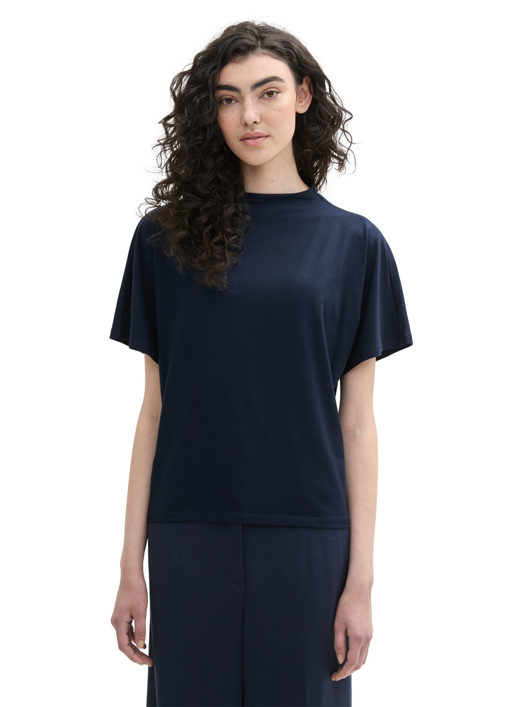 Soft Batwing T-Shirt - Blue