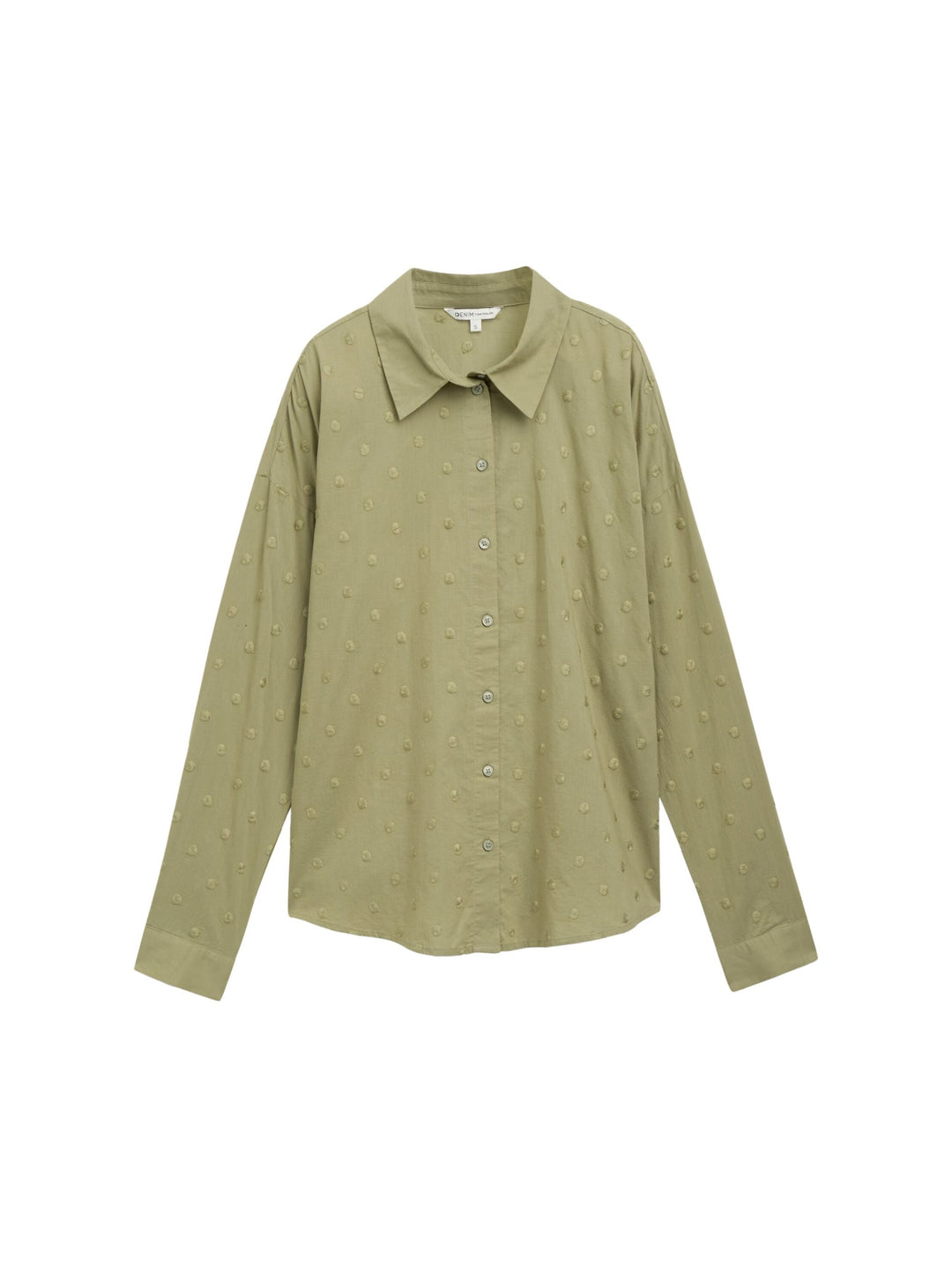 Dot Structure Blouse - Green