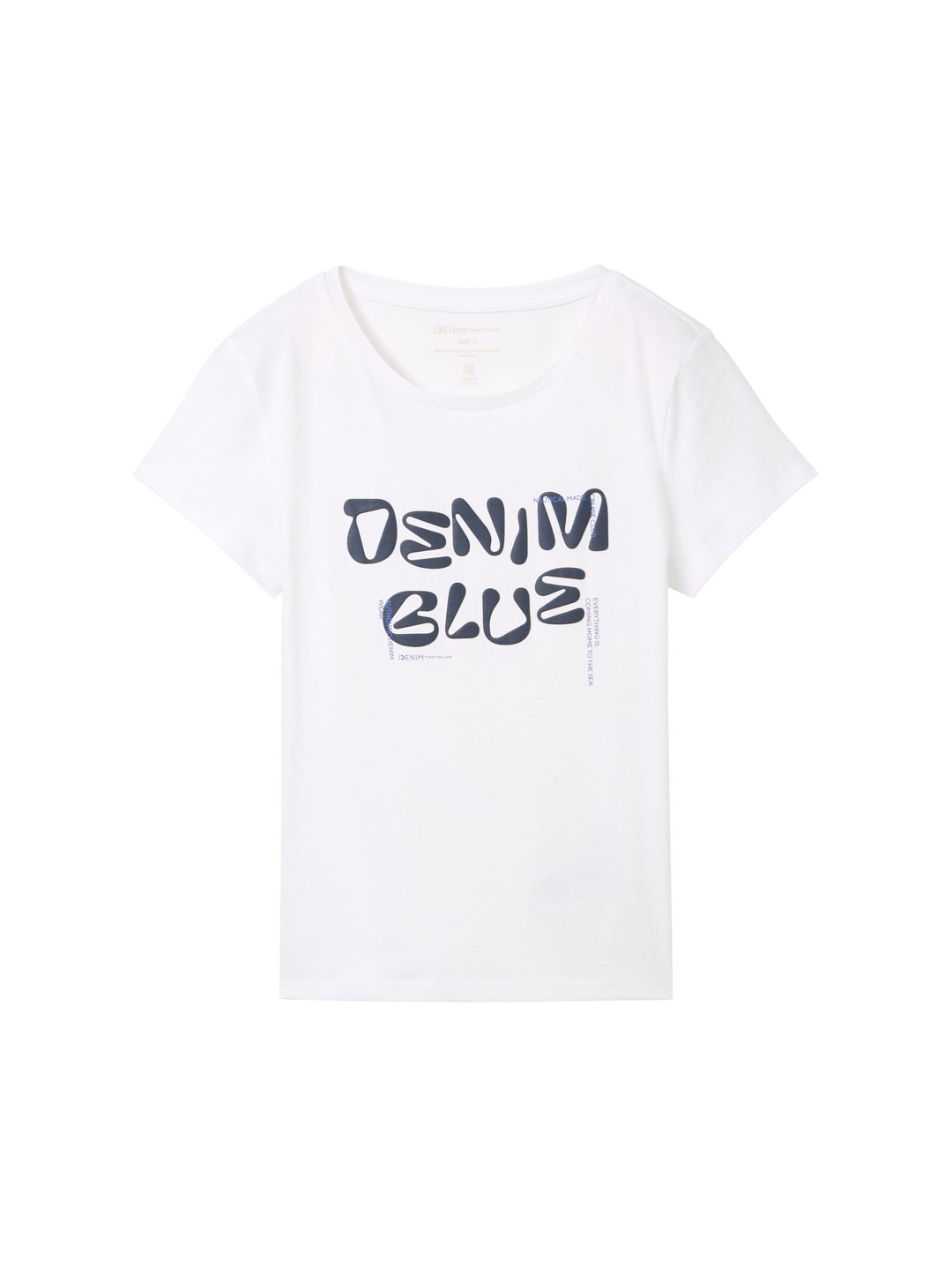 Printed Basic T-Shirt - White