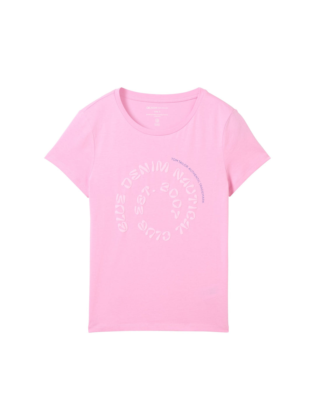 Printed Basic T-Shirt - Pink