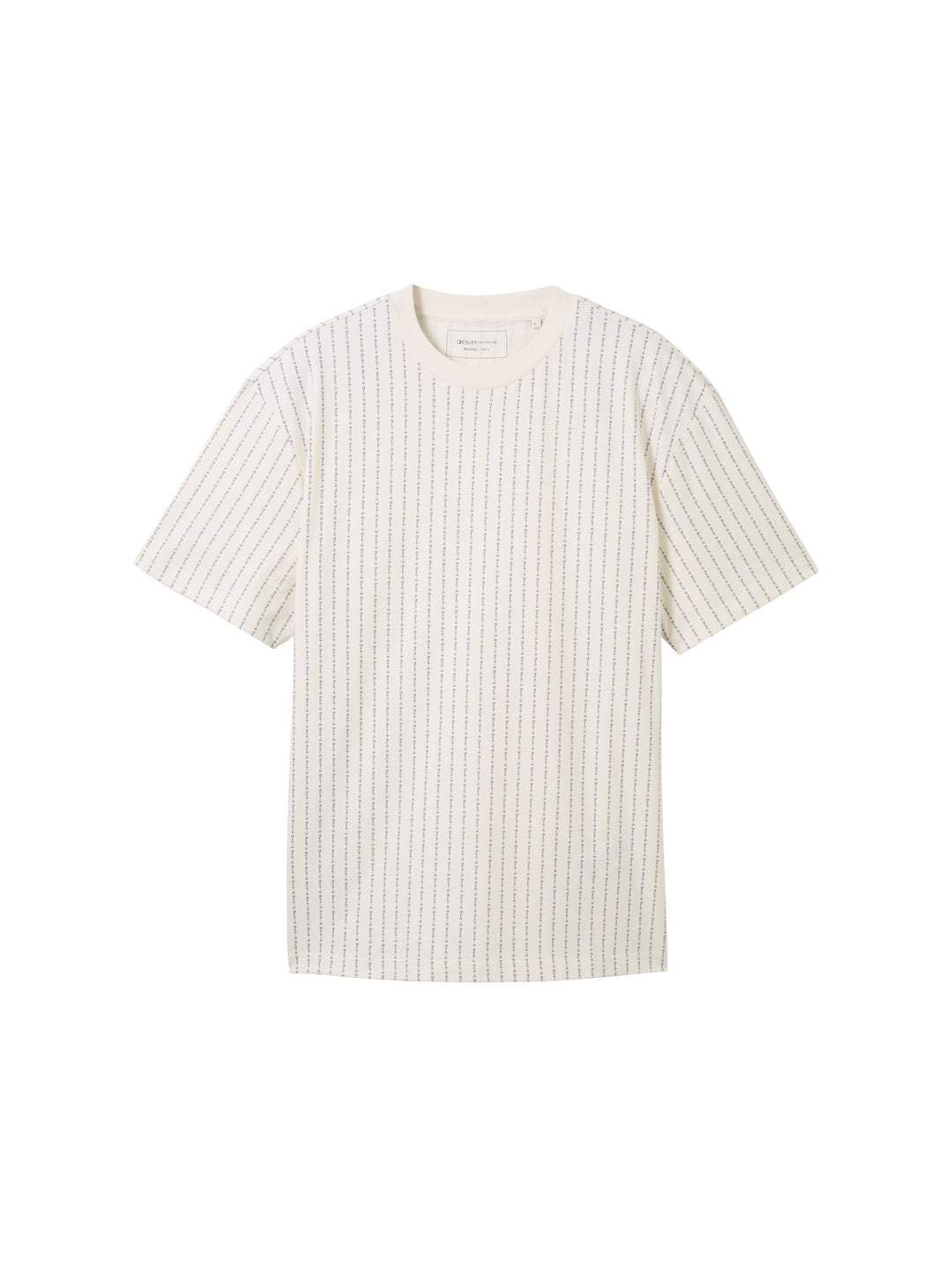 Relaxed Allover Print T-Shirt - Beige