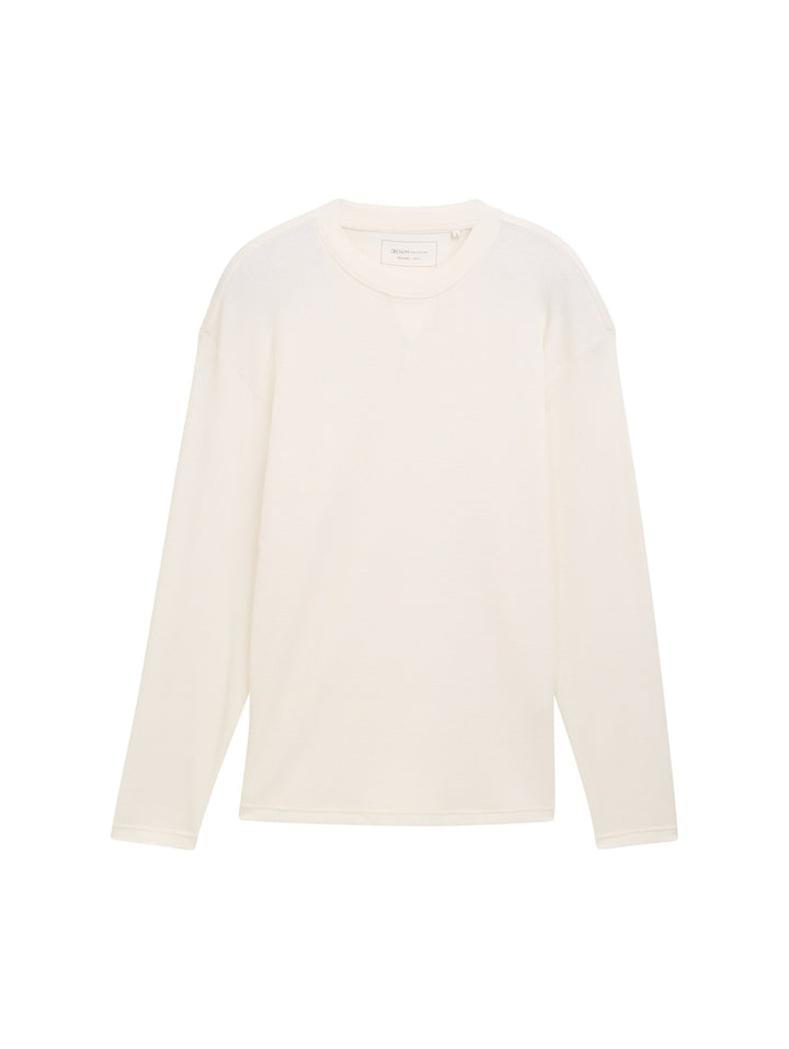 Relaxed Structured Longsleeve - Brown