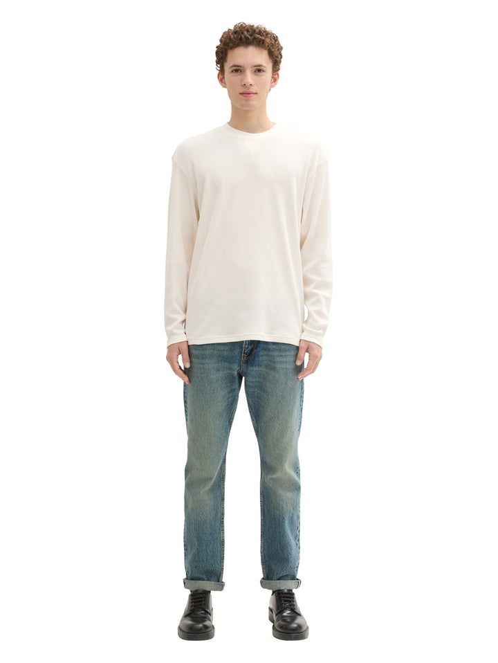 Relaxed Structured Longsleeve - Brown