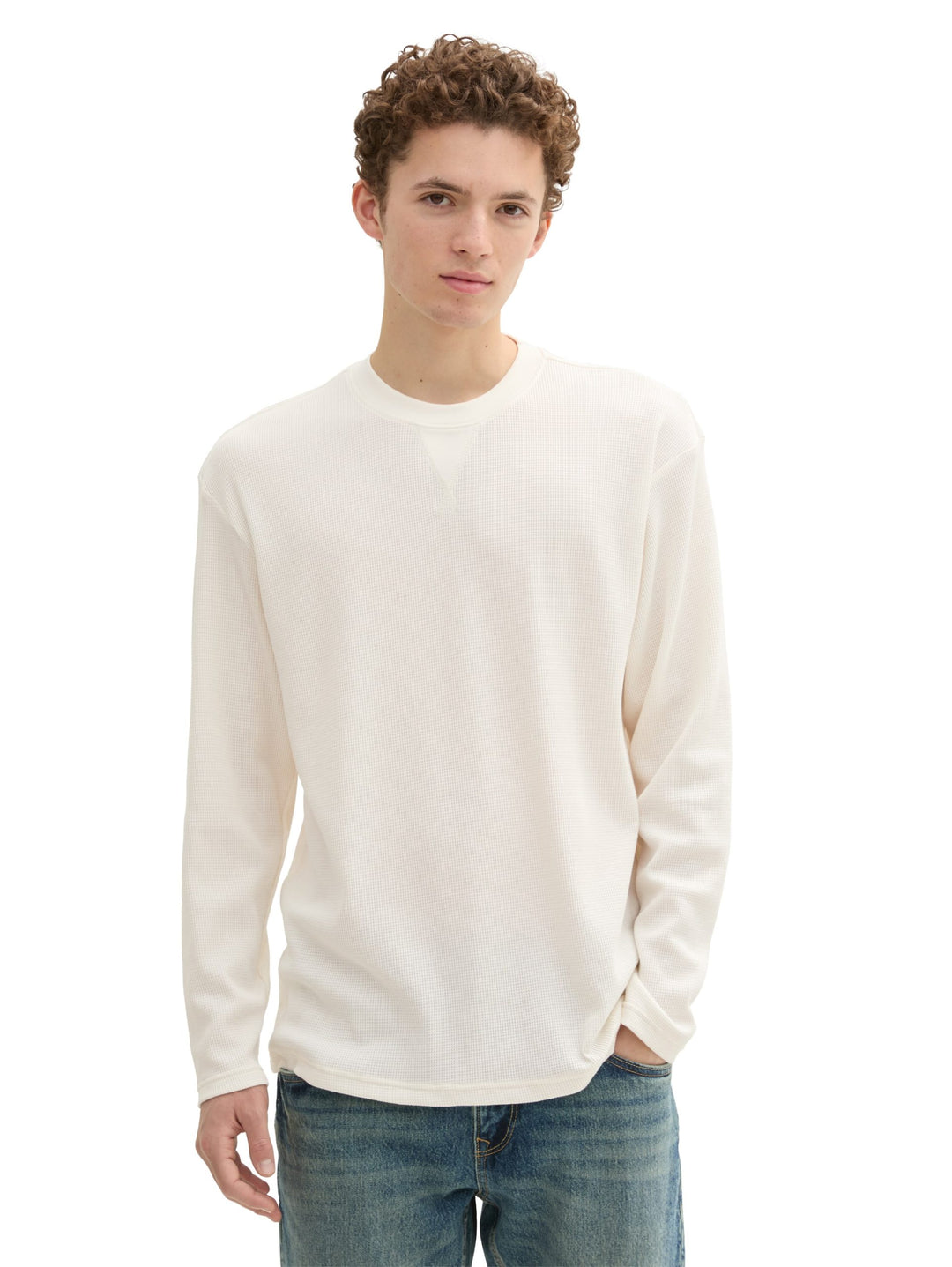 Relaxed Structured Longsleeve - Brown