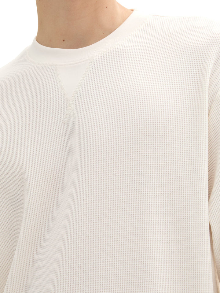 Relaxed Structured Longsleeve - Brown