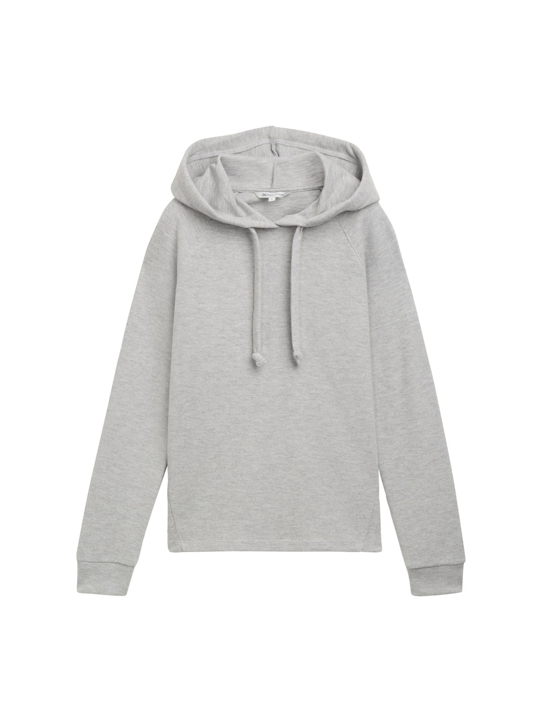 Cozy Hoodie With Strings - Gray