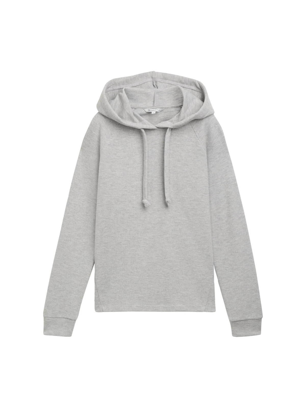 Cozy Hoodie With Strings - Gray
