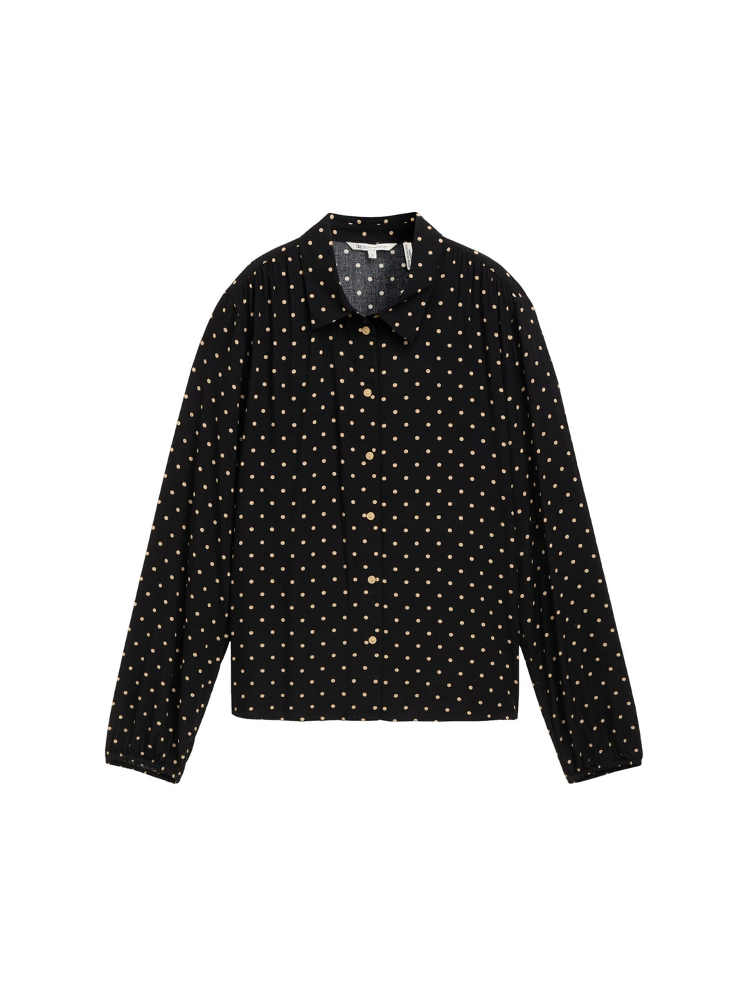 Printed Viscose Blouse - Black