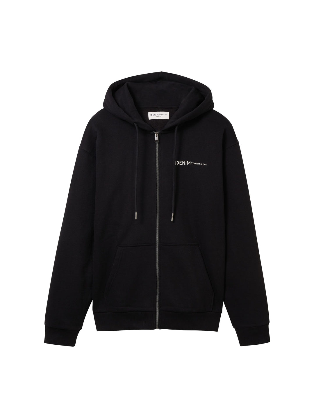 Zipper Hoodie Jacket - Black