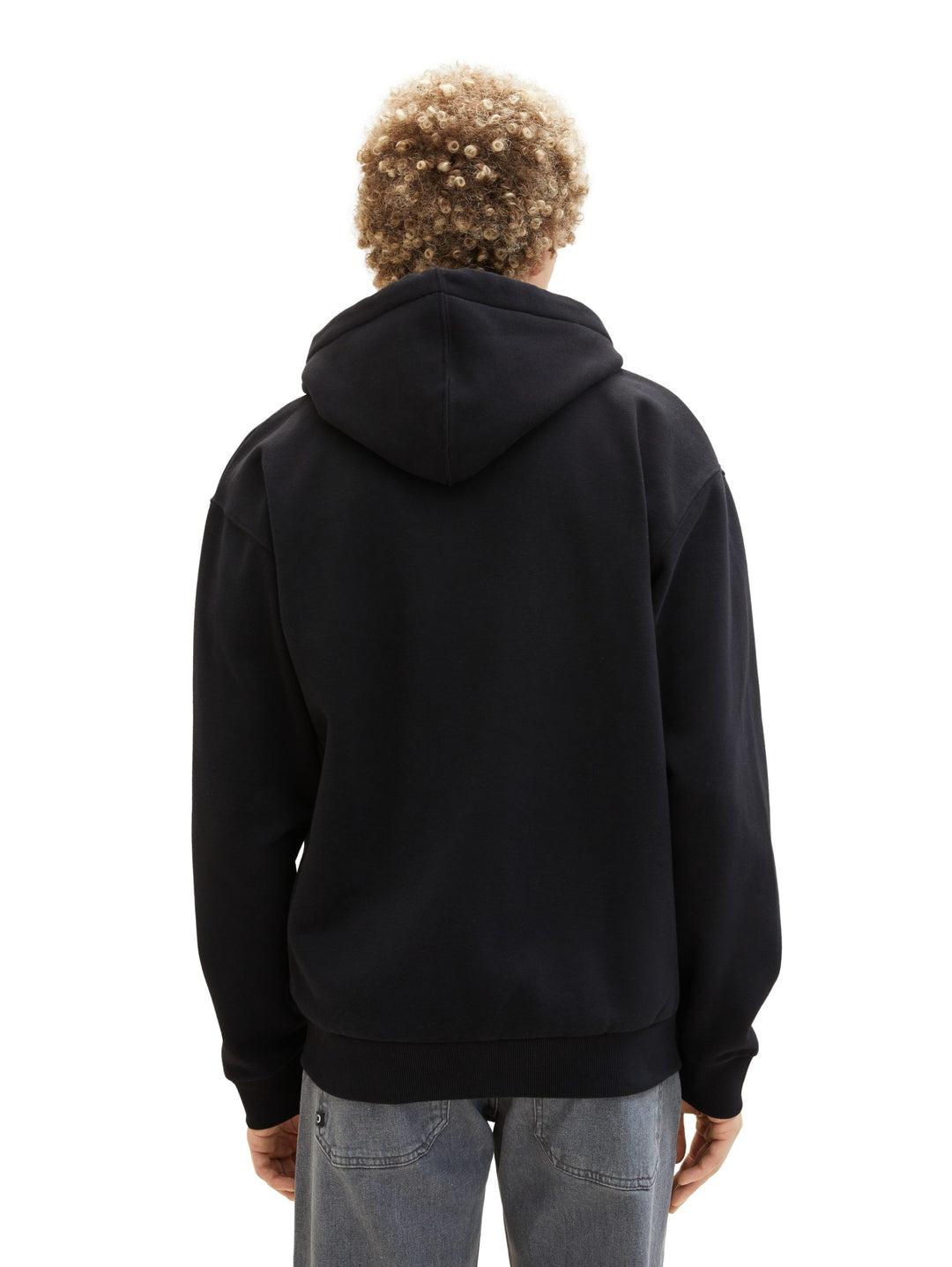 Zipper Hoodie Jacket - Black