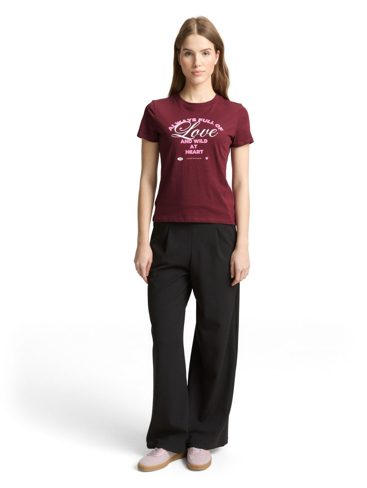 Cotton T-shirt - Red