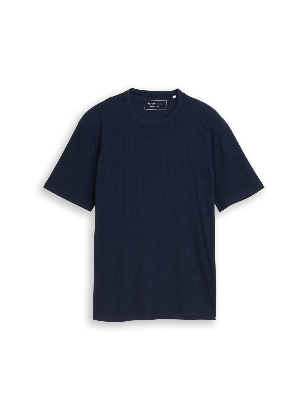 Ribbed T-shirt - Blue