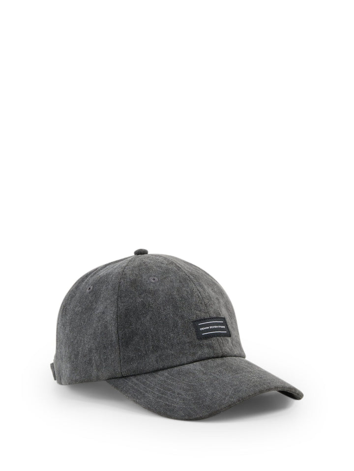 Cap with logo badge - Grey