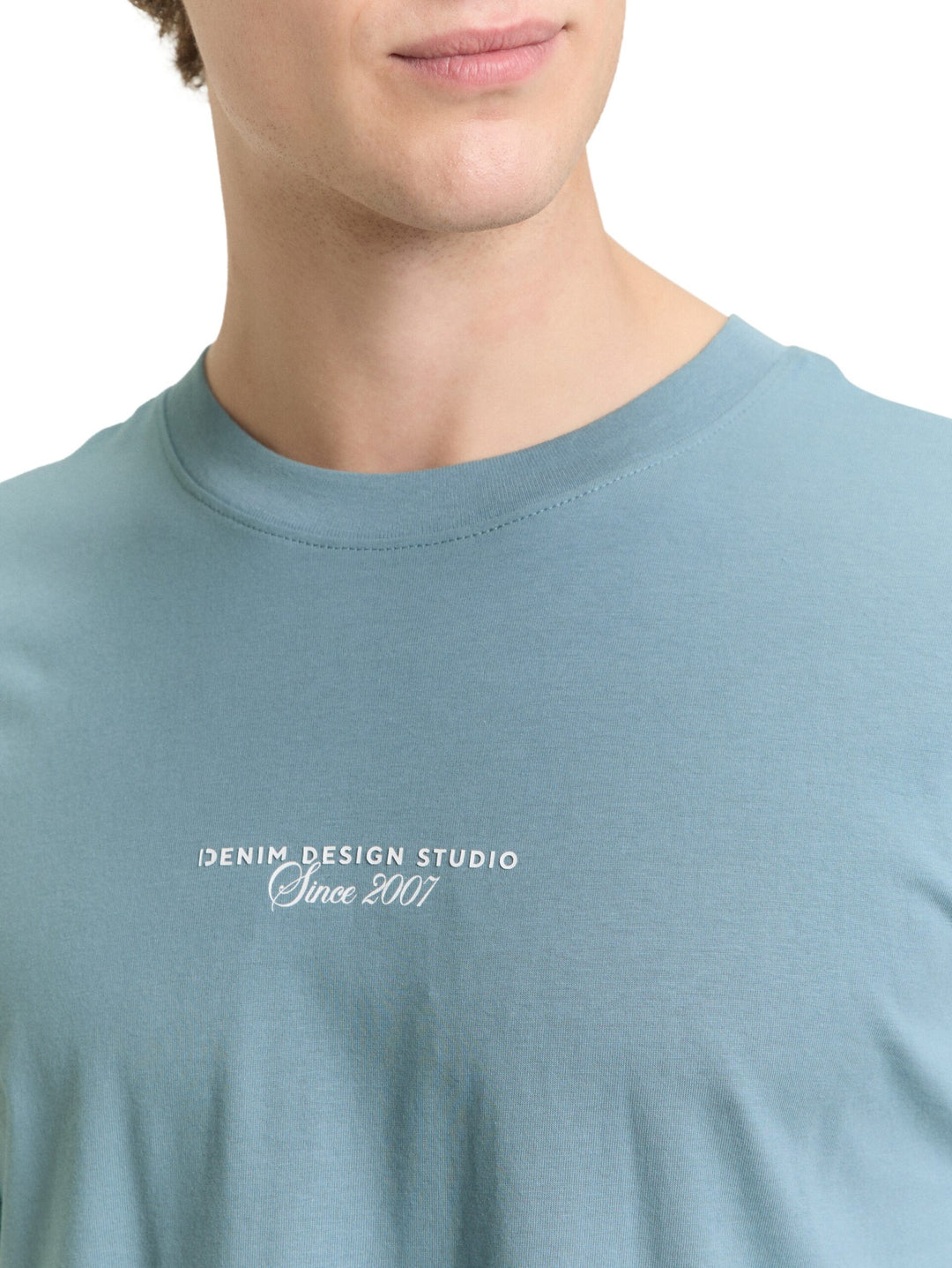 Relaxed fit T-shirt with back print - Blue