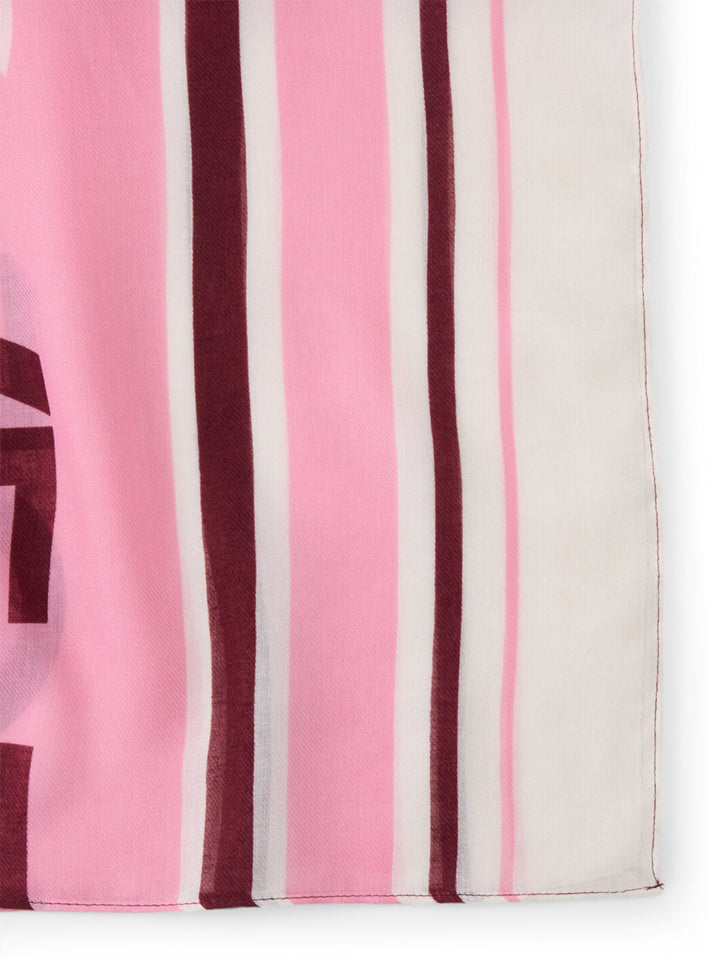 Scarf with lettering - Red