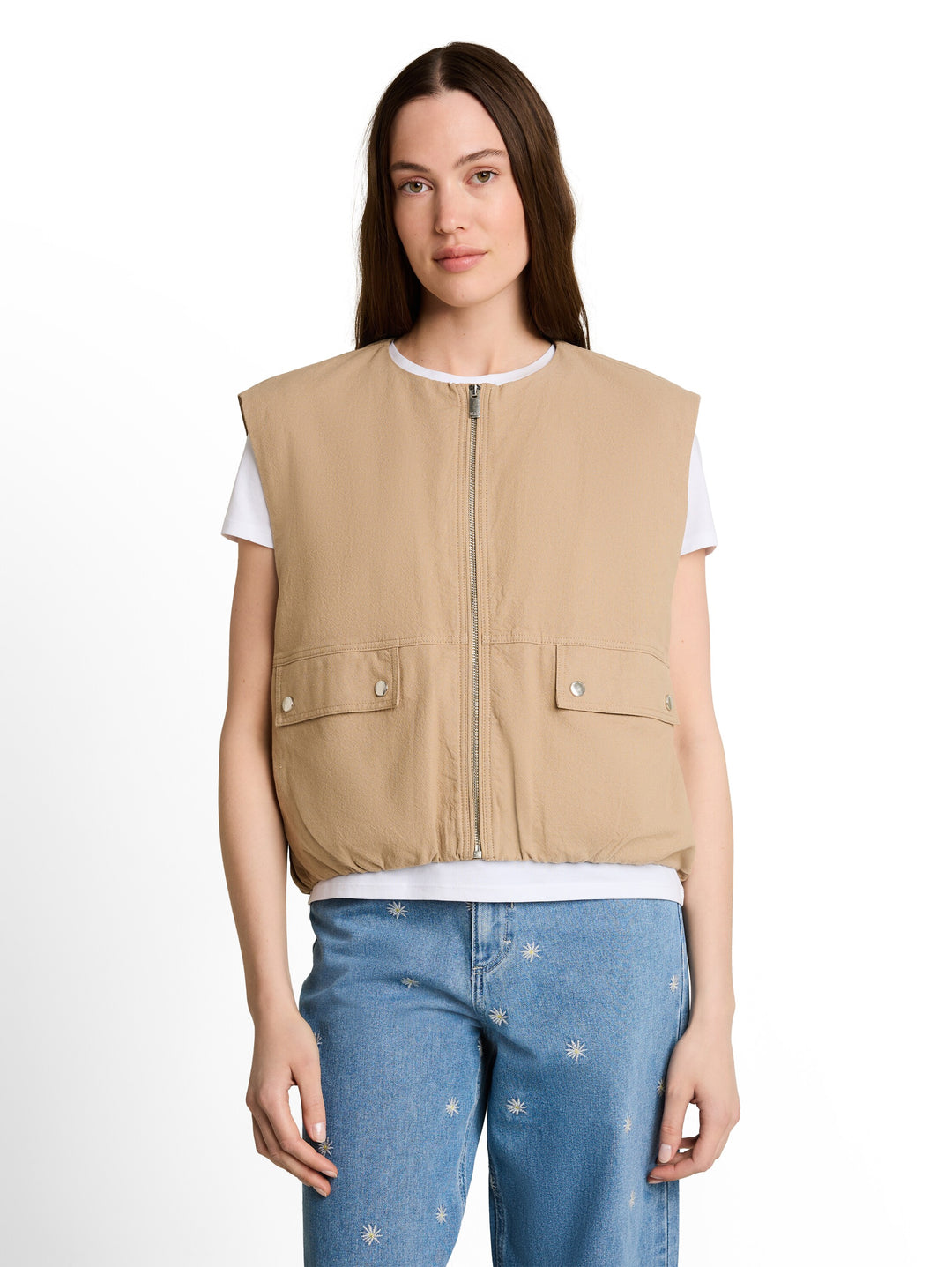 Summer Gilet - Mink Beige