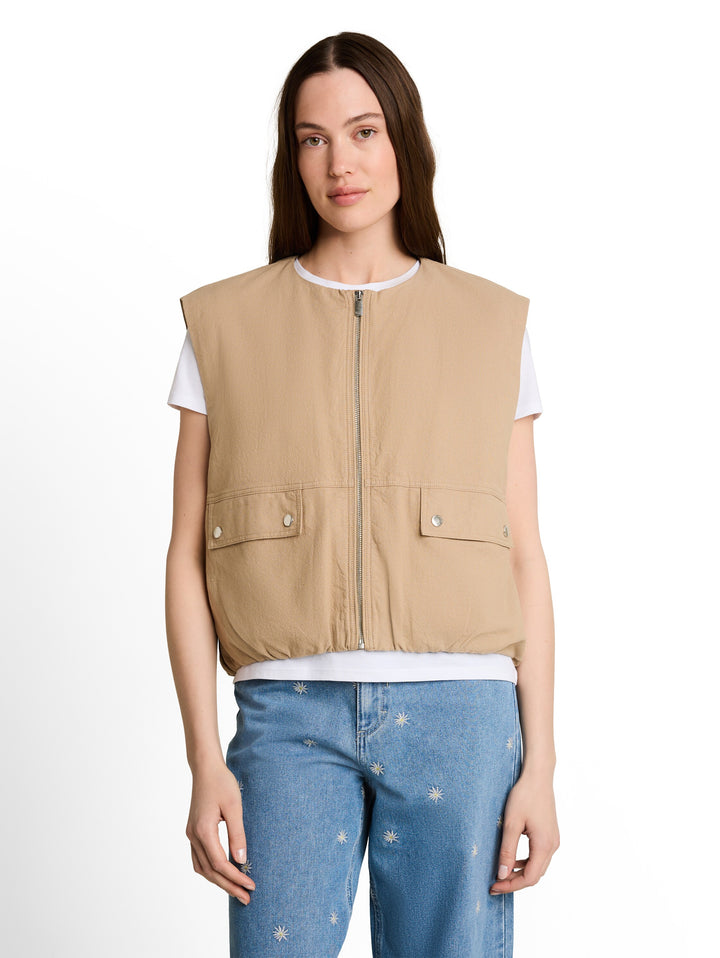 Summer Gilet - Mink Beige