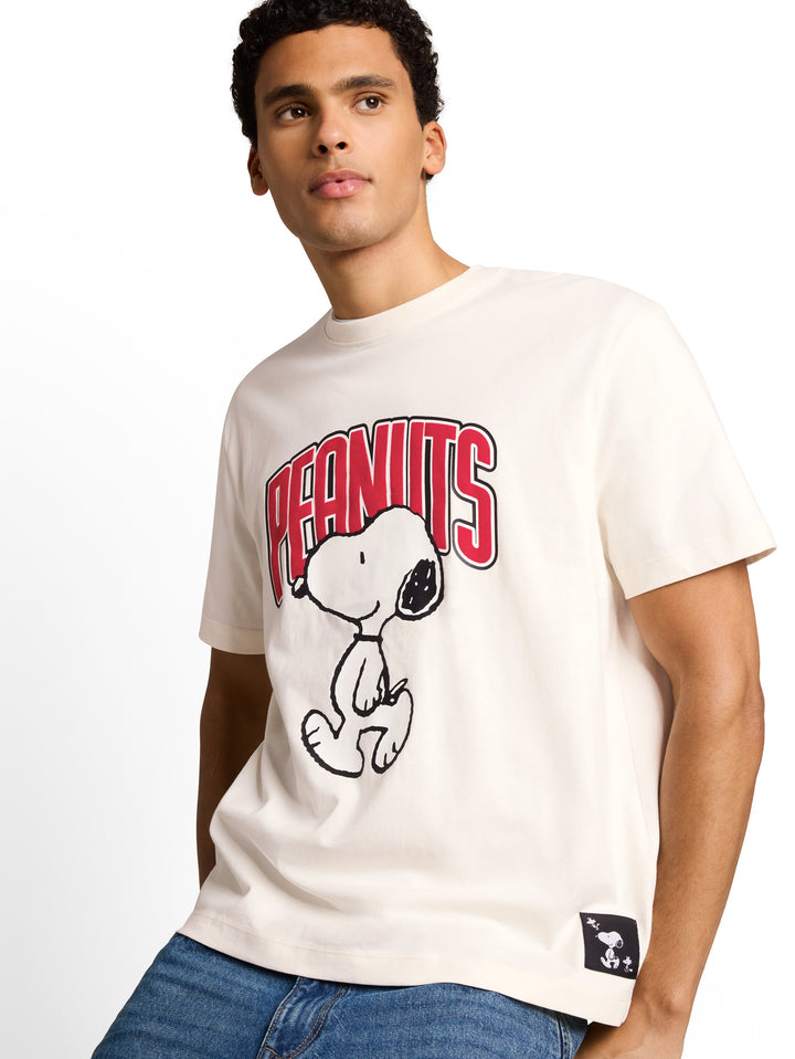 Relaxed Peanuts T-Shirt - Gardenia White