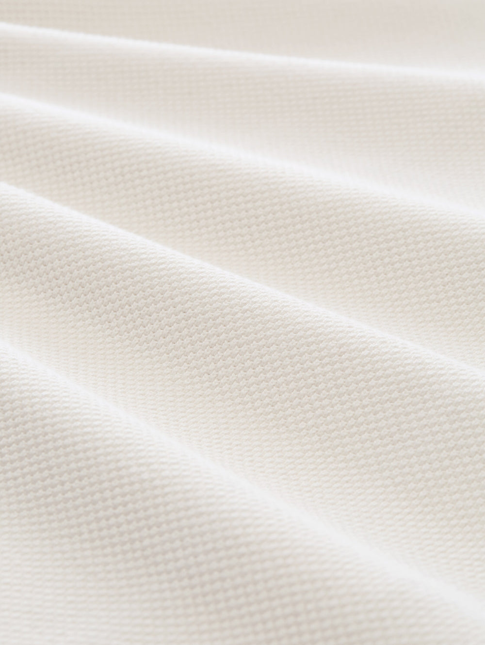 Pique Knit Polo - Wool White