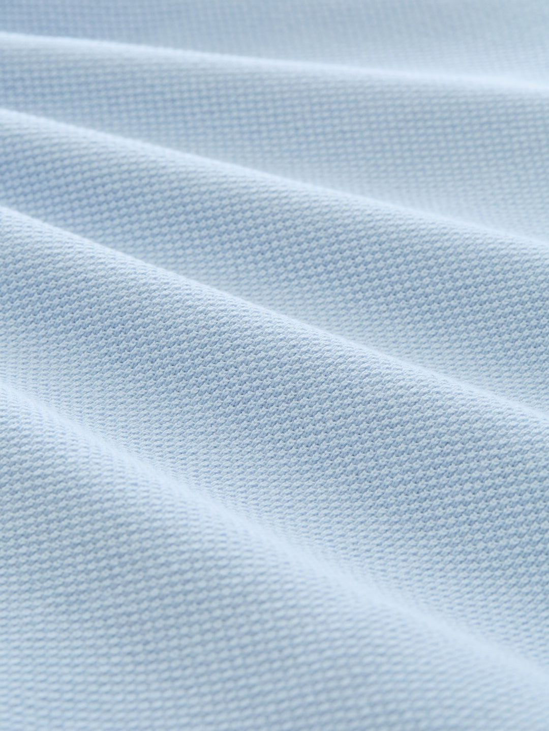 Pique Knit Polo - Light Metal Blue