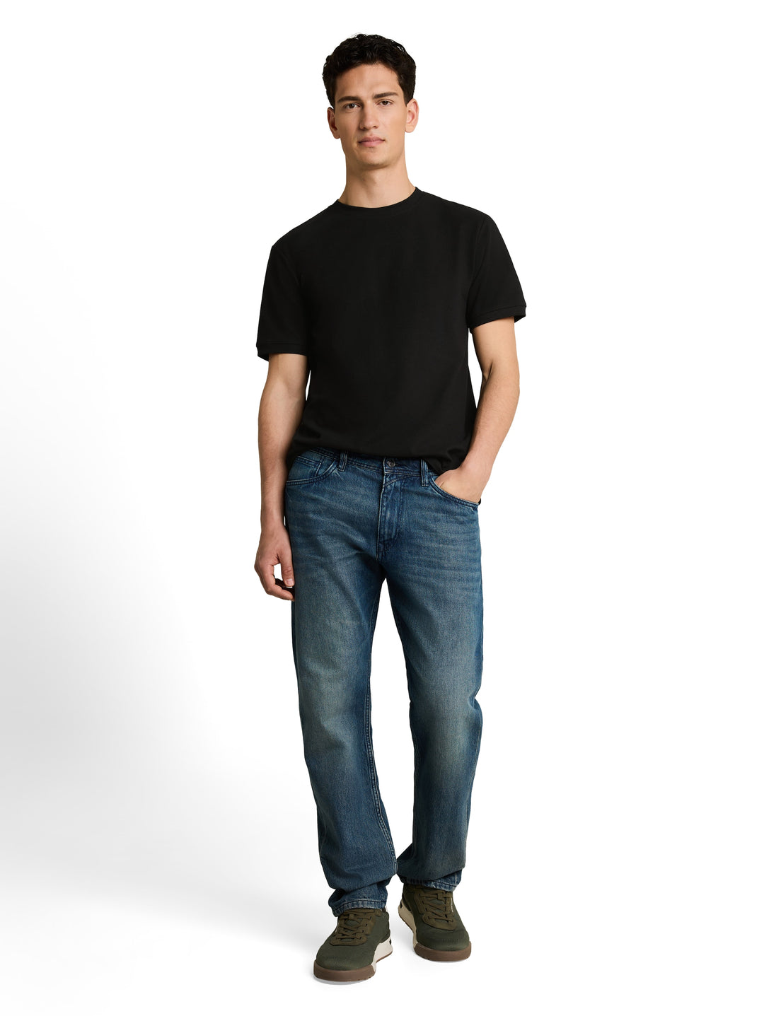 Piqué T-Shirt - Black